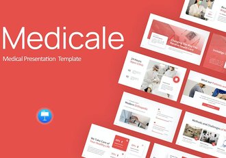 医学研究总结汇报医疗行业通用keynote模板 - 顶尖PPT