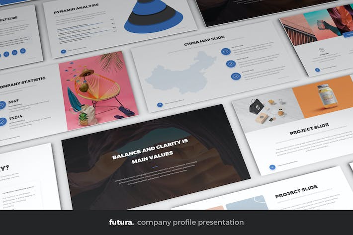 未来科技公司企业品牌宣传PPT模板 - 顶尖PPT