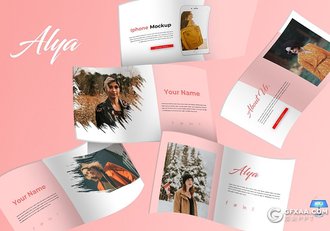 30页国外美妆服饰行业分析统计keynote模板5种主题配色 - 顶尖PPT