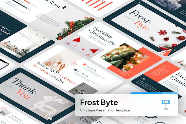 圣诞节主题演讲Keynote模板 - 顶尖PPT