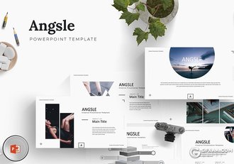 30页国外扁平化商务年终工作汇报ppt模板 5种主题配色 - 顶尖PPT