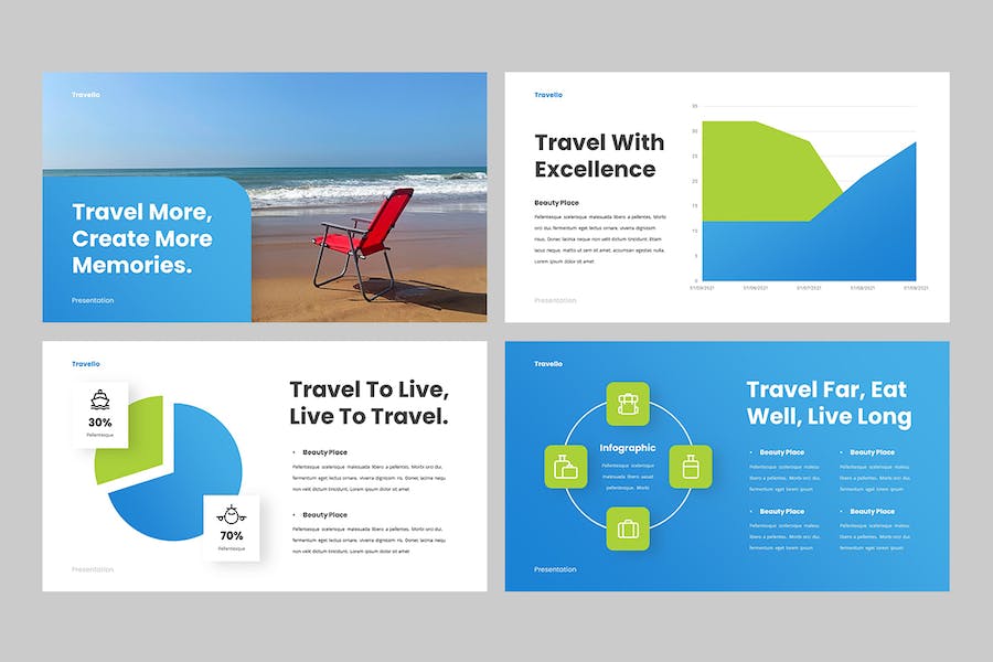 旅游代理服务讲述展示Keynote模板 - 顶尖PPT