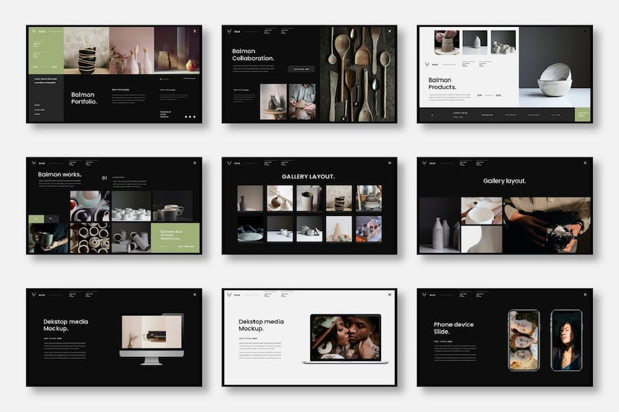 欧美高级感商务PPT模板 - 顶尖PPT