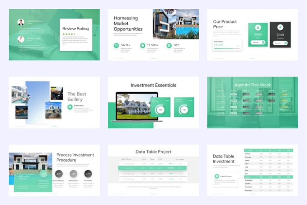 商业风险投资PPT模板 - 顶尖PPT