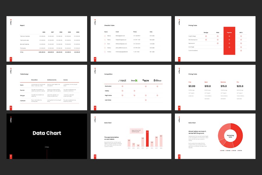汽车销售全球数据分析keynote模板 - 顶尖PPT