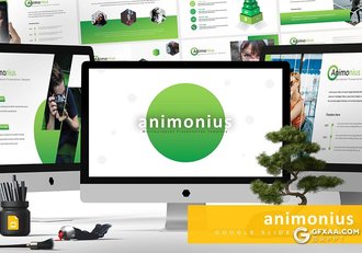 30页5种配色国外高端设计商务通用Google slides模板 - 顶尖PPT