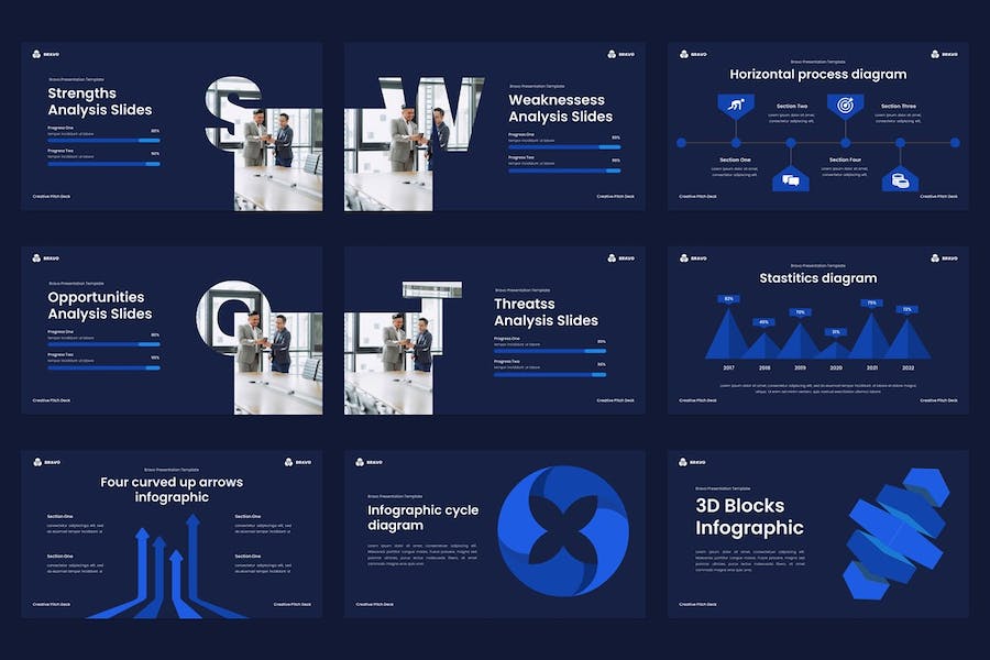 创意商务项目推介品牌营销策划展示方案PPT模板 - 顶尖PPT