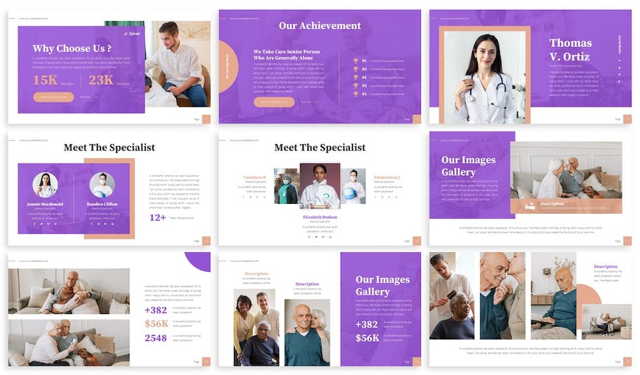 养老院机构宣传推广PPT模板 - 顶尖PPT