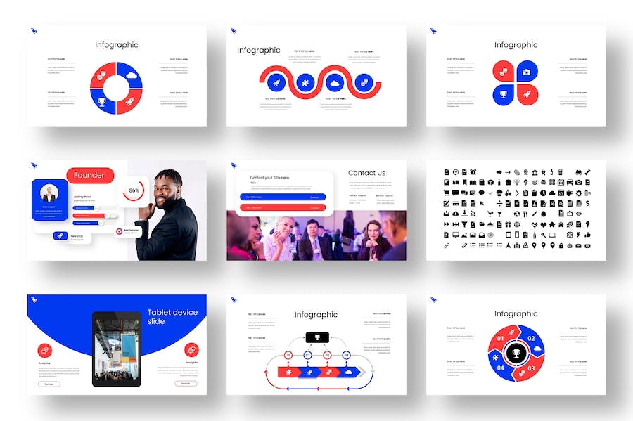 商务主题演讲展示Keynote模板 - 顶尖PPT