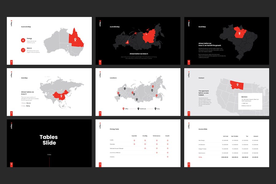 汽车销售全球数据分析keynote模板 - 顶尖PPT