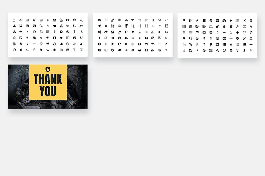 军队主题文化内容展示Keynote模板 - 顶尖PPT