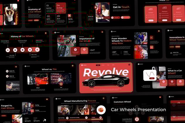 汽车维修保养服务介绍PPT模板 - 顶尖PPT