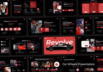 汽车维修保养服务介绍PPT模板 - 顶尖PPT