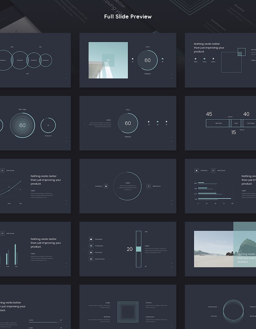 极简品牌展示营销策划PPT模板 - 顶尖PPT