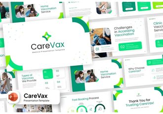 医疗关怀护工检测护理服务介绍PPT模板 - 顶尖PPT