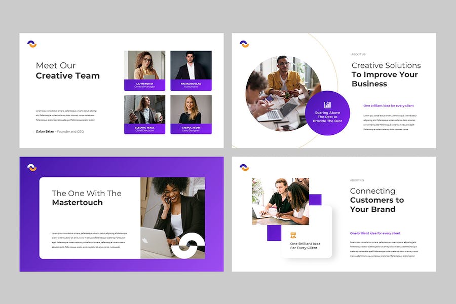 商务企业项目推介路演书Keynote模板 - 顶尖PPT