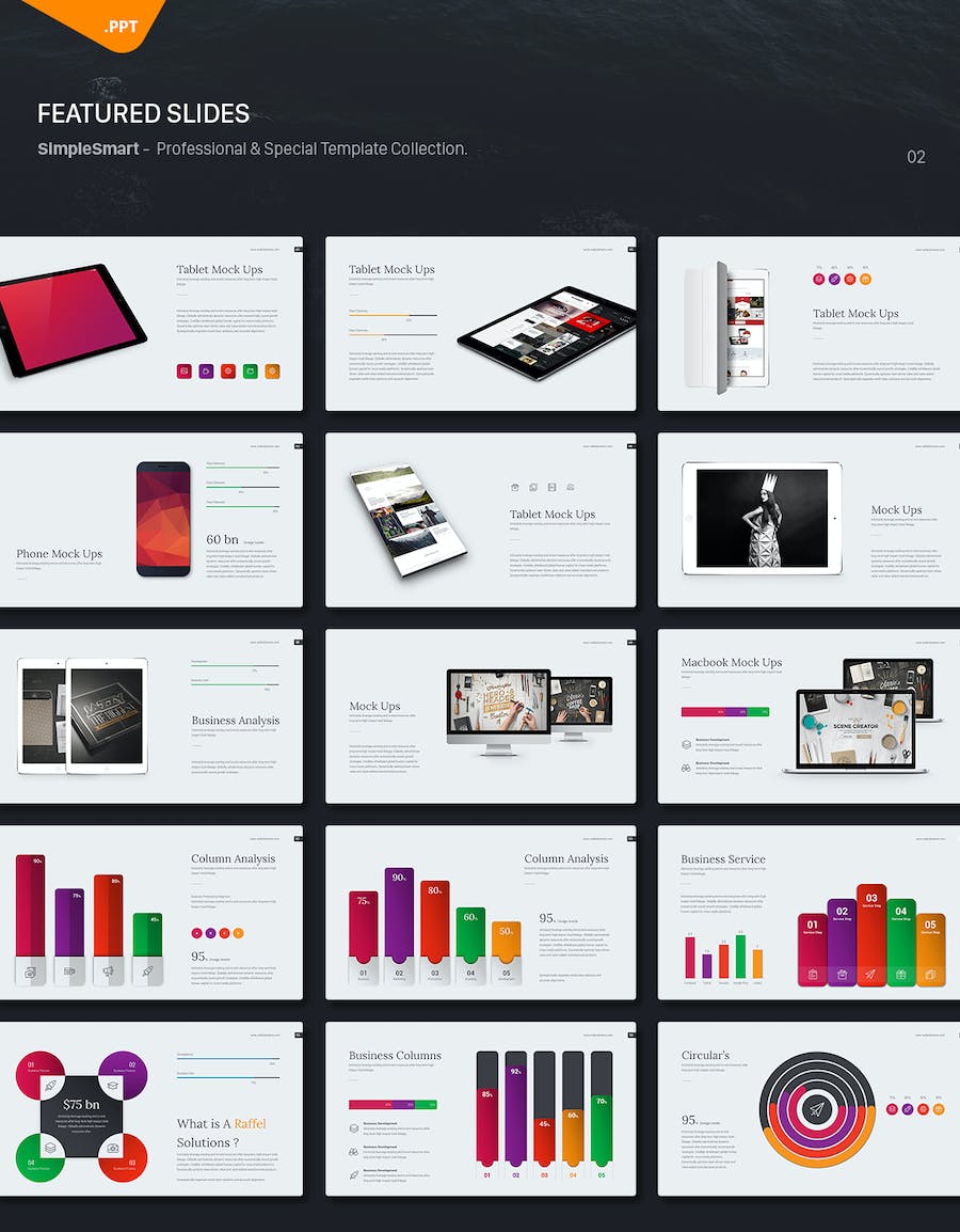 多色彩商业计划企业合作项目提案多用途PPT模板 - 顶尖PPT