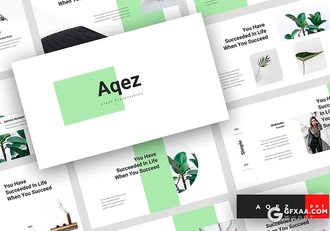 30页简约文艺风格国外ppt模板 - 顶尖PPT