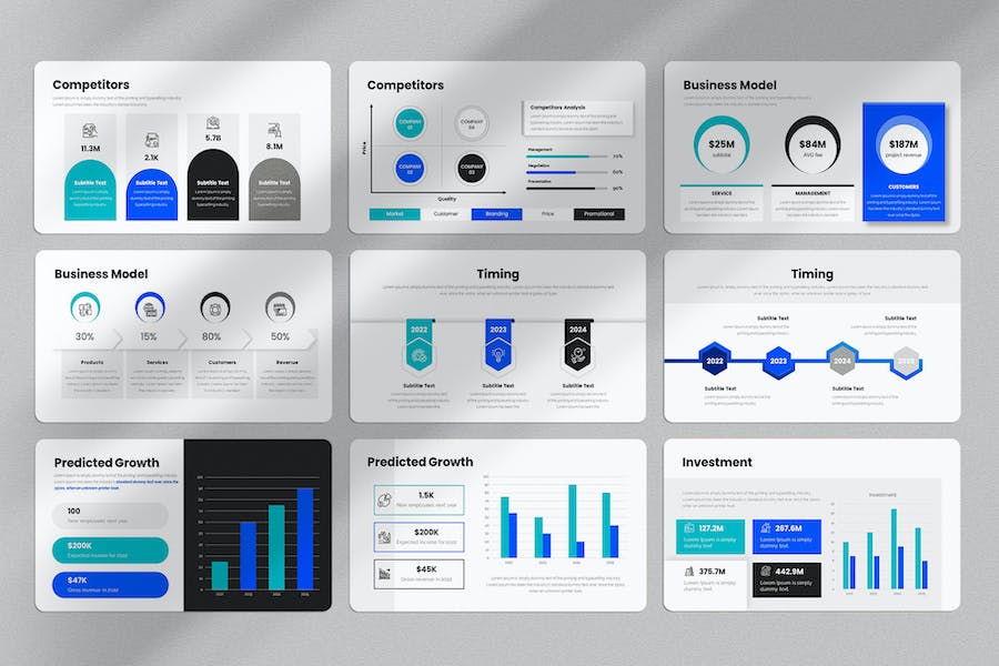 商务融资路演演讲PPT模板 - 顶尖PPT