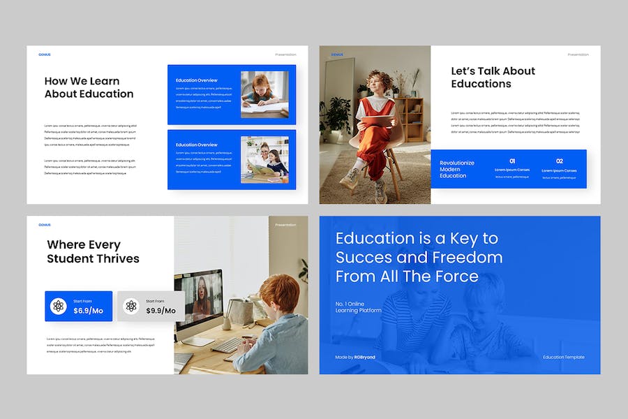 天才教育领域主题演讲展示Keynote模板 - 顶尖PPT