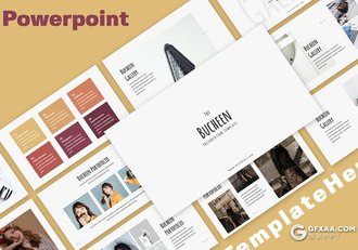 50页简约文艺风格国外ppt模板 - 顶尖PPT