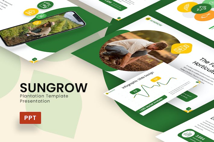 阳光成长儿童教育培训课程学习PPT模板 - 顶尖PPT