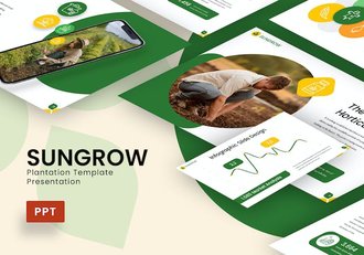 阳光成长儿童教育培训课程学习PPT模板 - 顶尖PPT