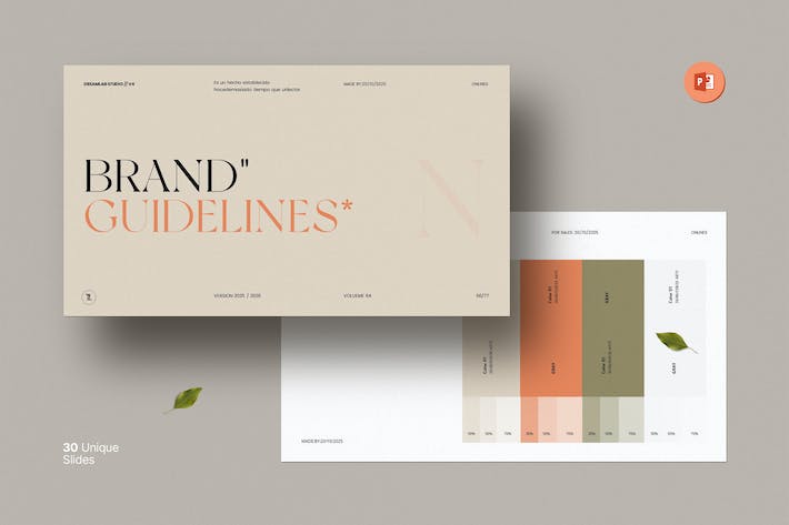品牌指南规范演示文稿PPT模板 - 顶尖PPT