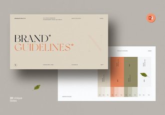 品牌指南规范演示文稿PPT模板 - 顶尖PPT