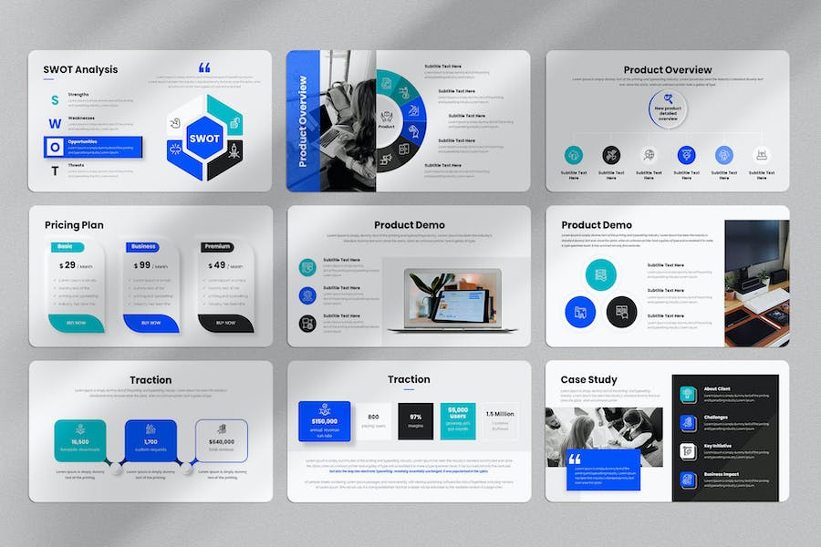商务融资路演演讲PPT模板 - 顶尖PPT
