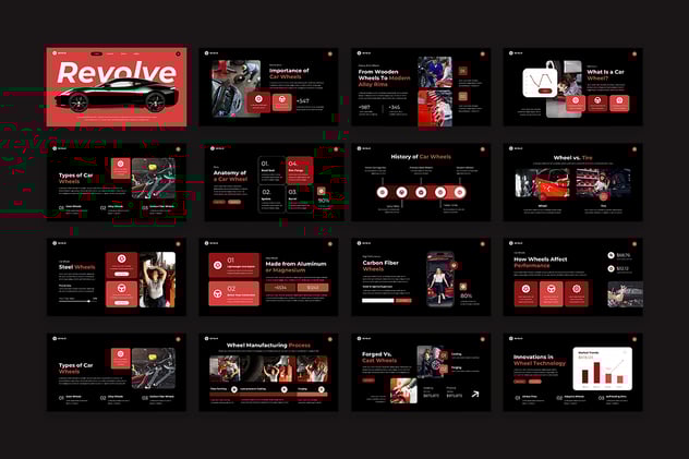 汽车维修保养服务介绍PPT模板 - 顶尖PPT