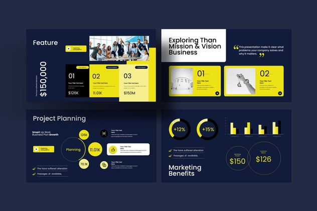 项目启动演讲平台专业主题讲解Keynote模板 - 顶尖PPT