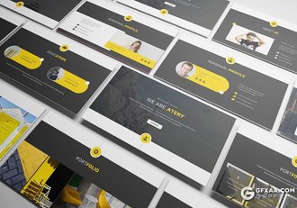 34页求职简历个人工作历程介绍keynote模板 - 顶尖PPT