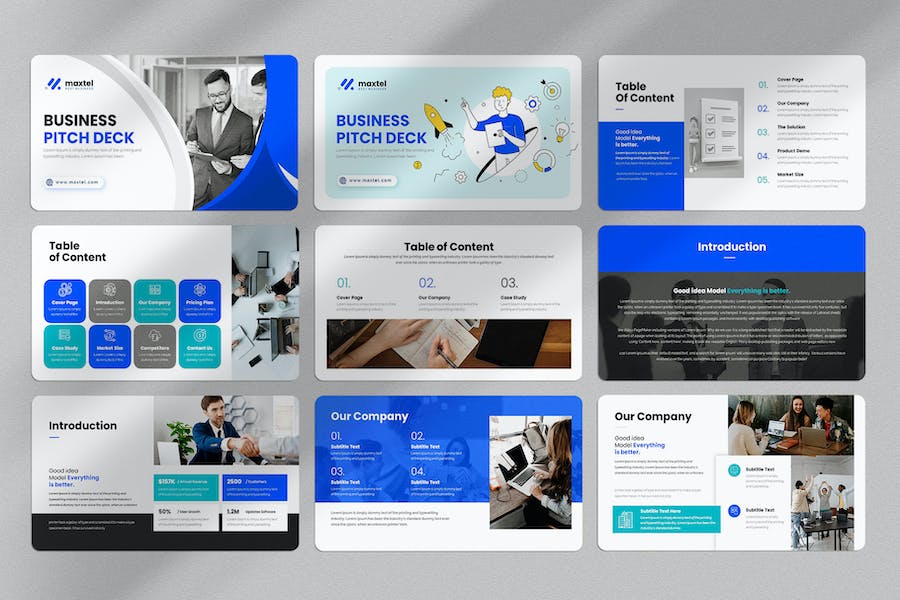商务融资路演演讲PPT模板 - 顶尖PPT