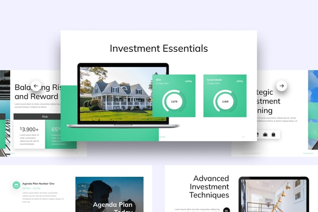 商业风险投资PPT模板 - 顶尖PPT