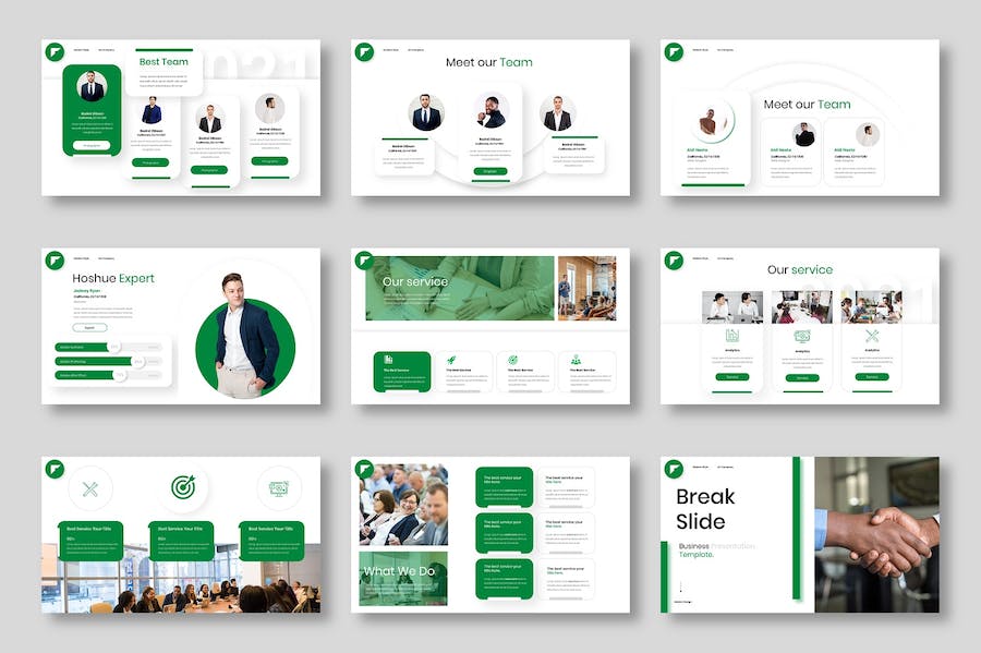 商业商务风格年终工作总结暨新年计划PPT模板 - 顶尖PPT