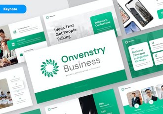 现代融资路演讲述方案Keynote模板 - 顶尖PPT