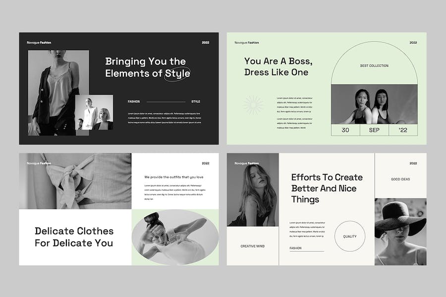 高级灰时尚品牌产品发布会Keynote模板 - 顶尖PPT