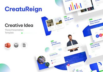 创作论文学术写作研究PPT模板 - 顶尖PPT