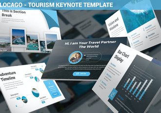 旅游景点品牌推广宣传Keynote模板 - 顶尖PPT