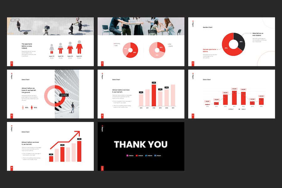 汽车销售全球数据分析keynote模板 - 顶尖PPT