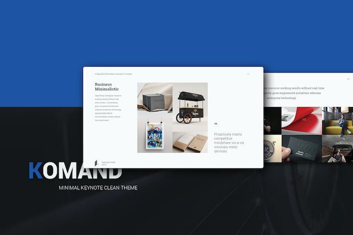 极简风格创意公司作品案例展示商务合作keynote模板 - 顶尖PPT