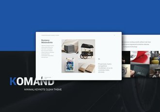 极简风格创意公司作品案例展示商务合作keynote模板 - 顶尖PPT