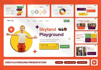 儿童游乐场项目介绍规划融资PPT模板 - 顶尖PPT