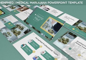 医学医疗医用大麻项目分析研究报告通用PPT模板 - 顶尖PPT