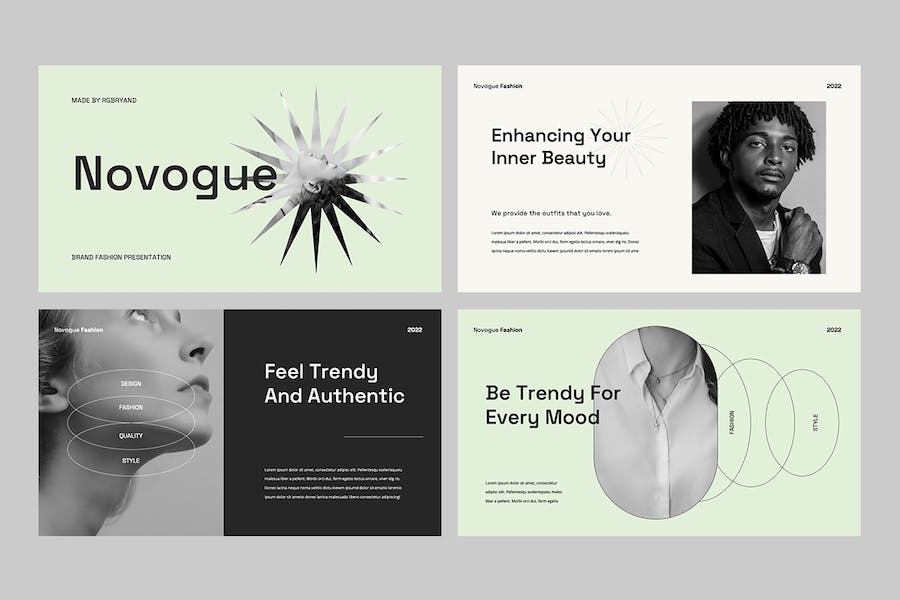 高级灰时尚品牌产品发布会Keynote模板 - 顶尖PPT