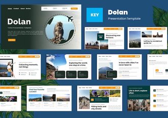 专业多用途旅游行业Keynote演示模板 - 顶尖PPT