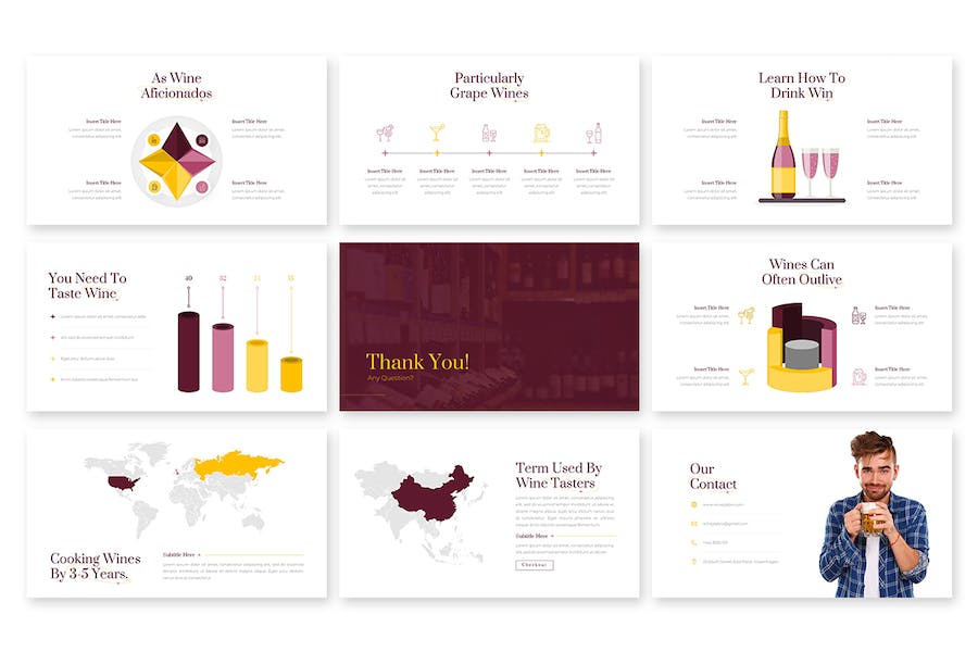 优雅风格展示PPT模板 - 顶尖PPT