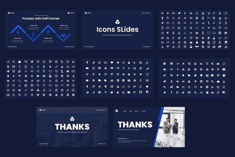 创意商务项目推介品牌营销策划展示方案PPT模板 - 顶尖PPT