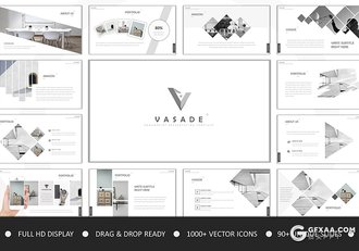 92页简约商务风格家居装修设计多用途PPT模板 - 顶尖PPT